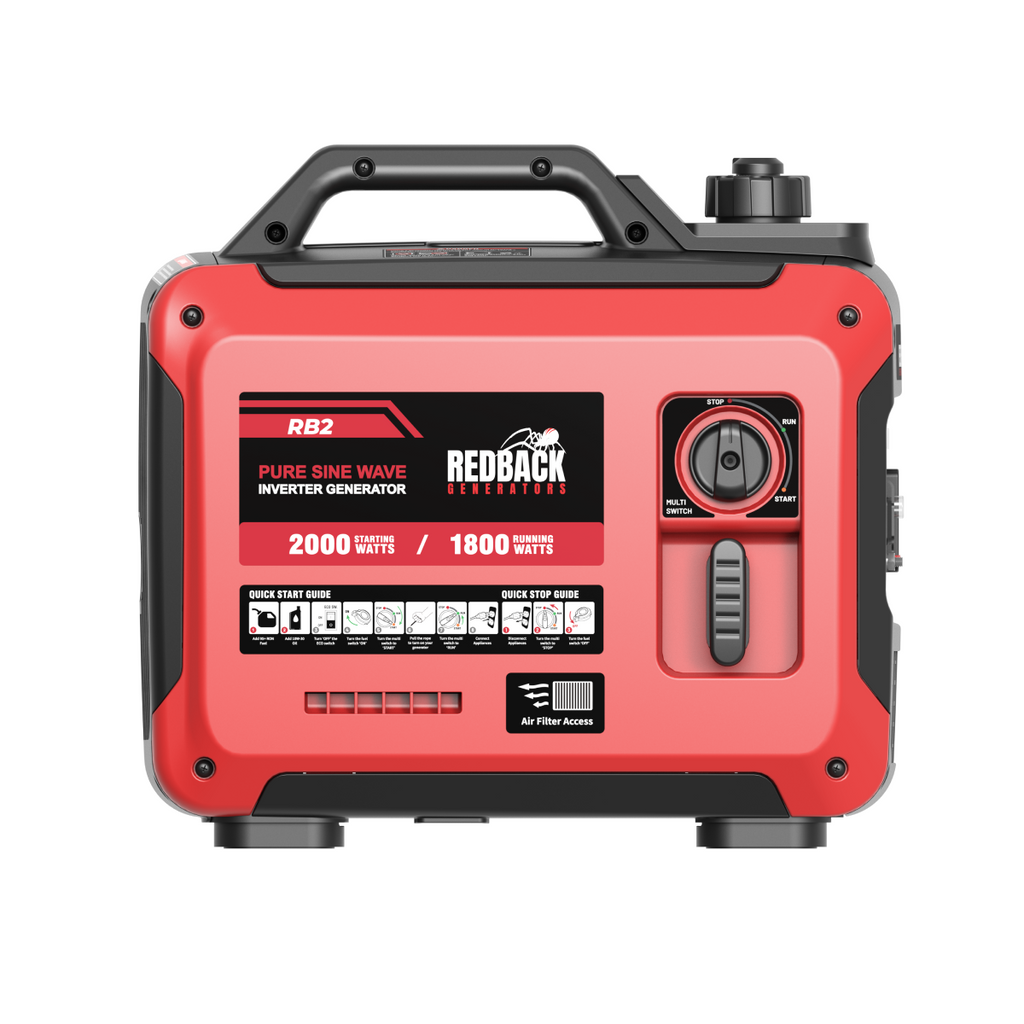 Redback RB2 | Portable Inverter Generator | 2000W 2KVA