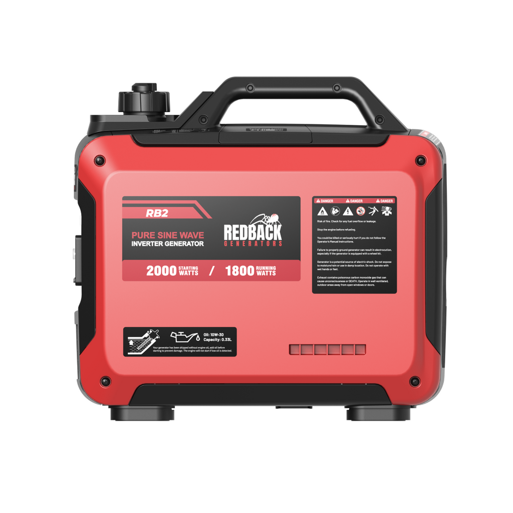Redback RB2 | Portable Inverter Generator | 2000W 2KVA