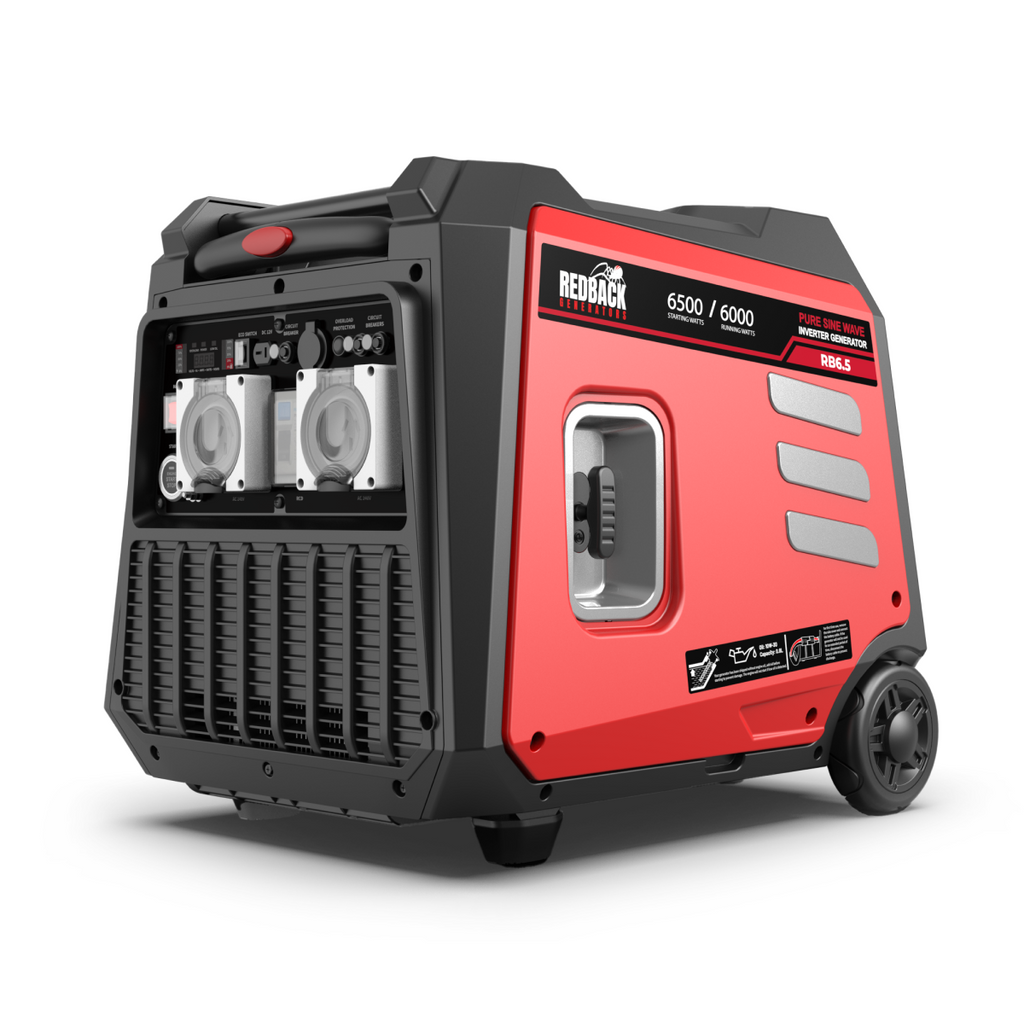 Redback RB6.5 | Portable Inverter Generator | 6500W 6.5KVA