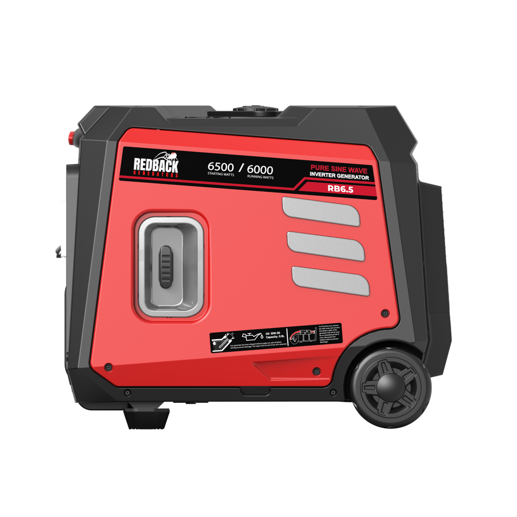 Redback RB6.5 | Portable Inverter Generator | 6500W 6.5KVA