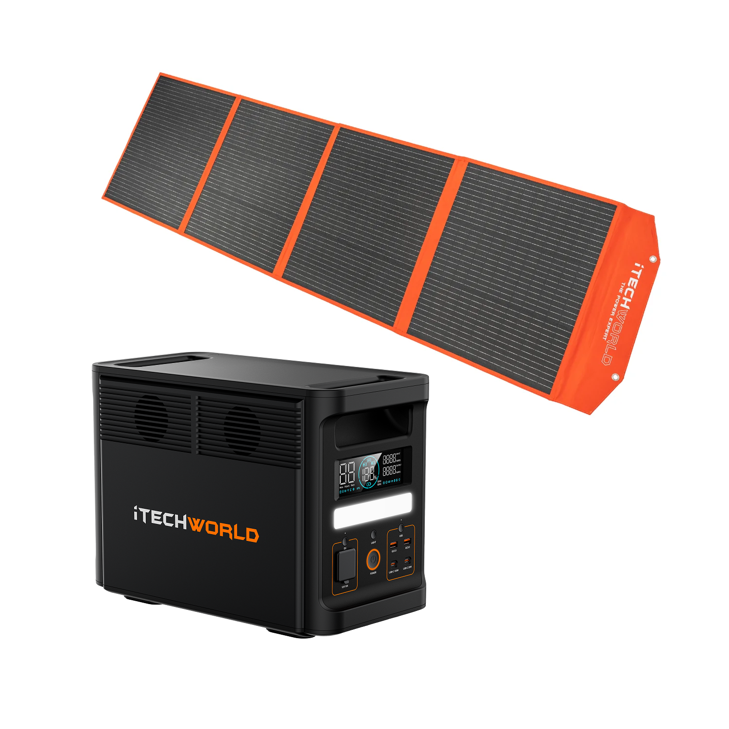Pro Solar Generator Kit — PS1800 PRO & 200W Solar Blanket Bundle