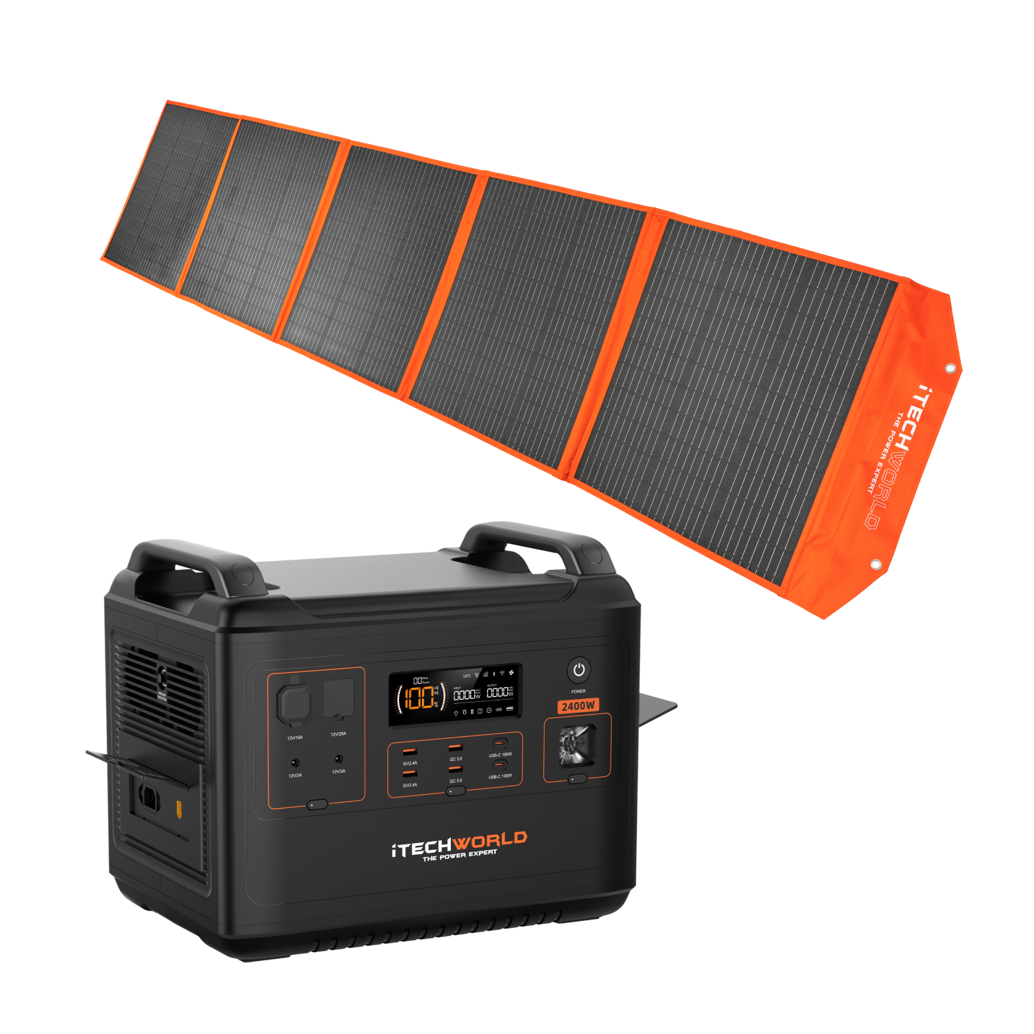 Elite Solar Generator Kit — PS2000 & 300W Solar Blanket Bundle