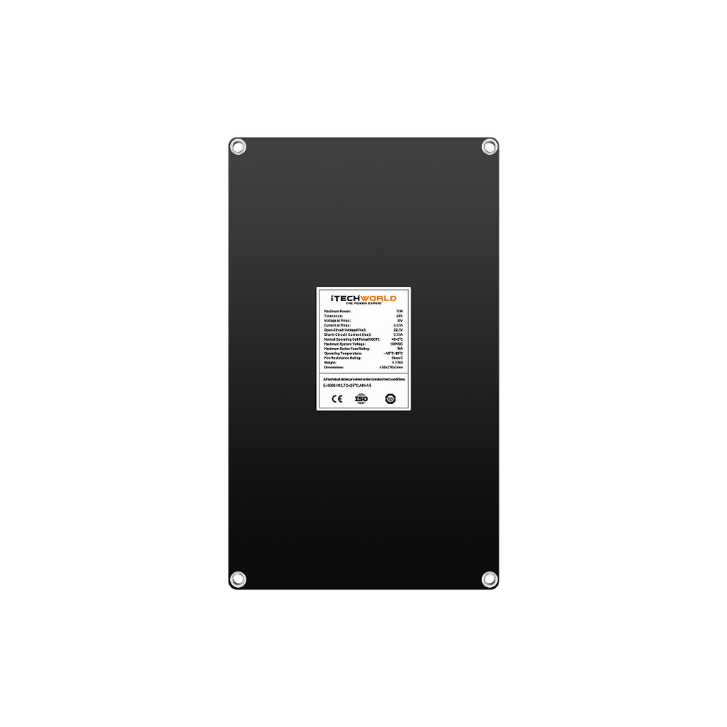 iTechworld | Solar Panel Trickle Charger | 15W