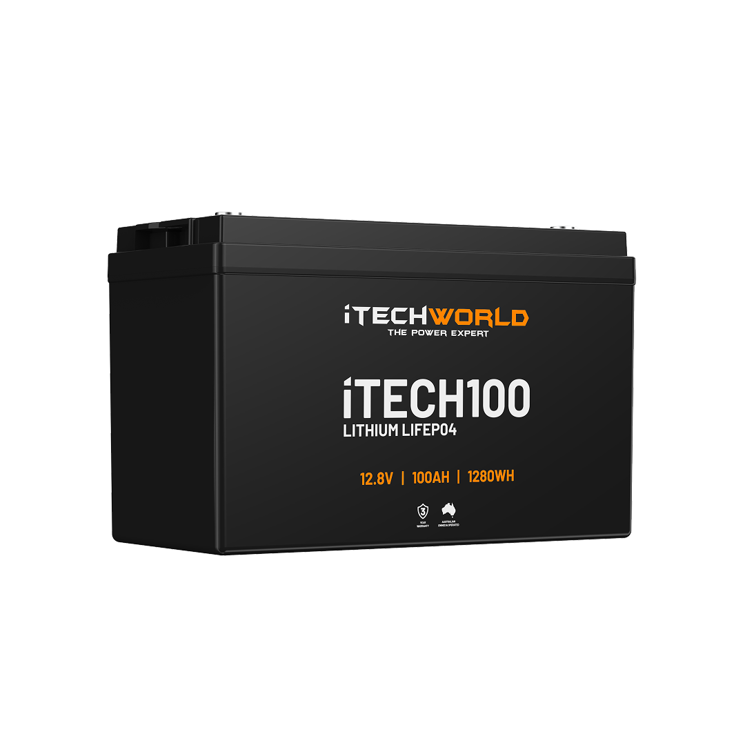 iTECH100 | Deep Cycle Lithium Battery | LiFePO4 100Ah