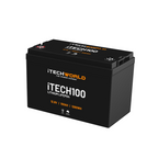 iTECH100 | Deep Cycle Lithium Battery | LiFePO4 100Ah
