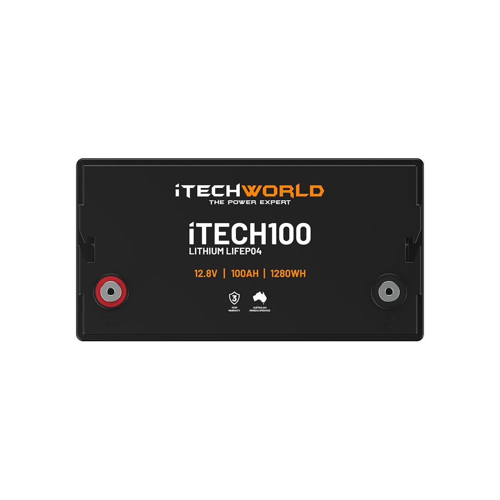 iTECH100 | Deep Cycle Lithium Battery | LiFePO4 100Ah