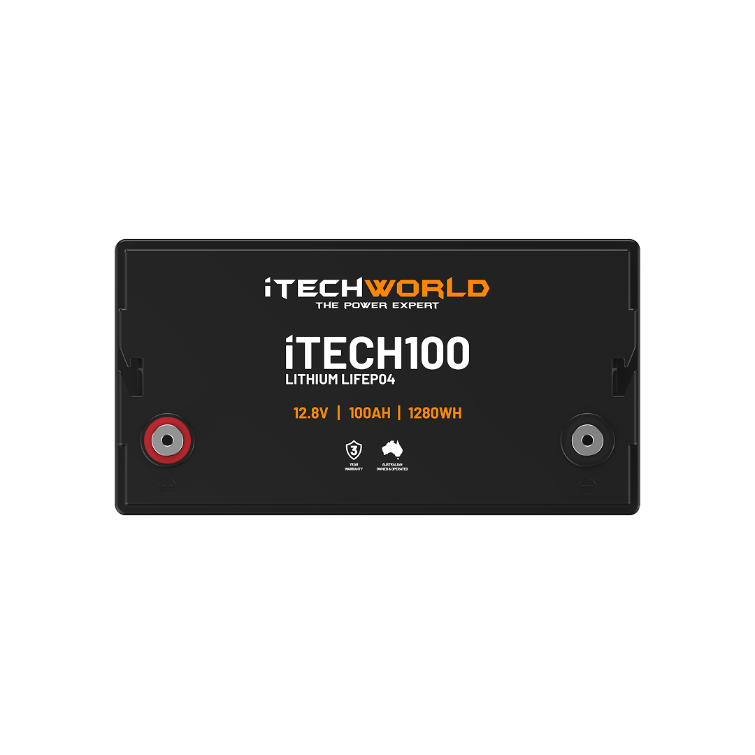 iTECH100 | Deep Cycle Lithium Battery | LiFePO4 100Ah