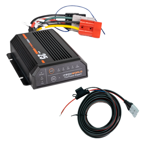 25A DCDC + MPPT Battery Charger Bundle — Standard Wiring Kit