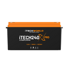 iTECH240X PRO | Deep Cycle Lithium Battery | with Bluetooth LiFePO4 240Ah
