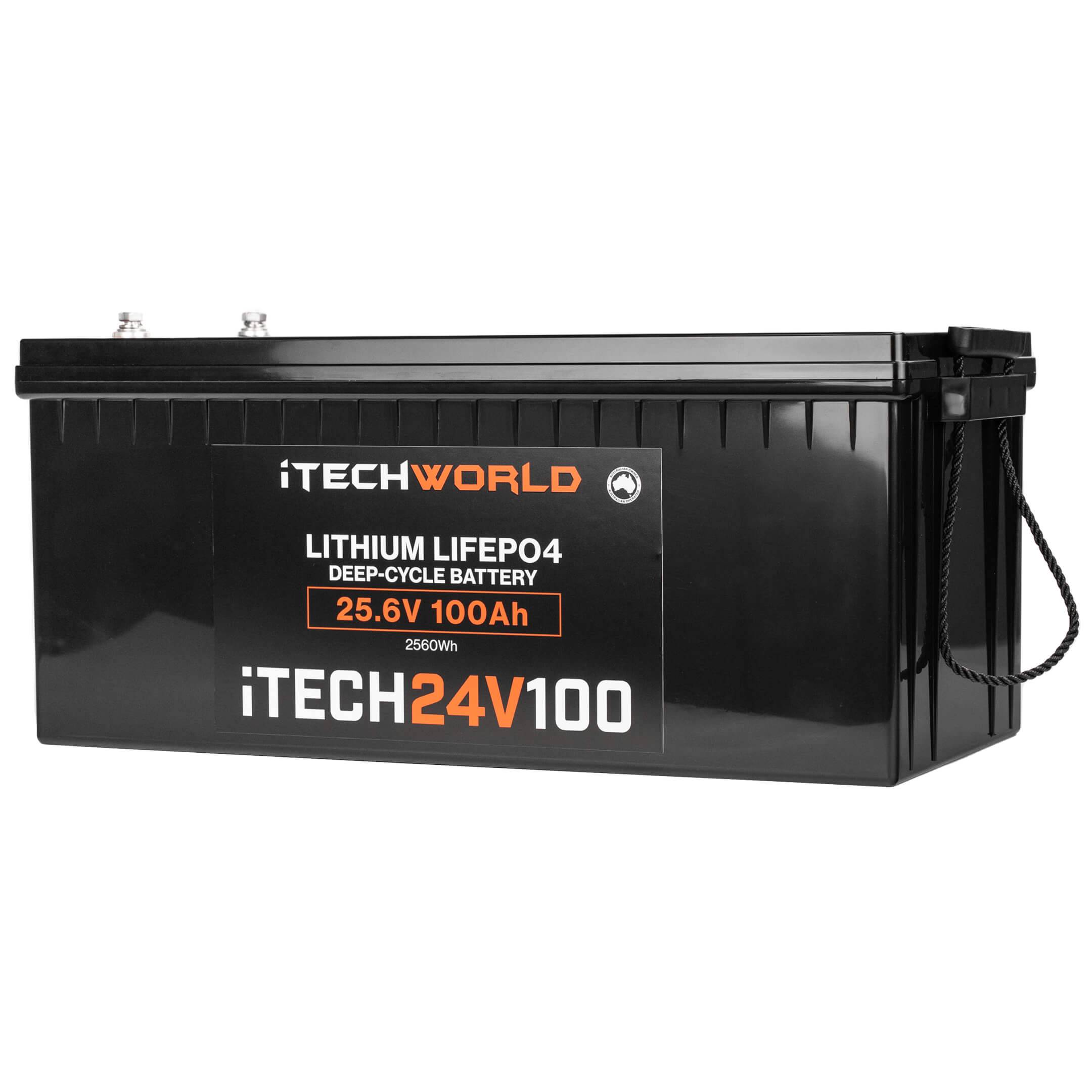iTECH24V100 | Deep Cycle Lithium Battery | 24V 100Ah