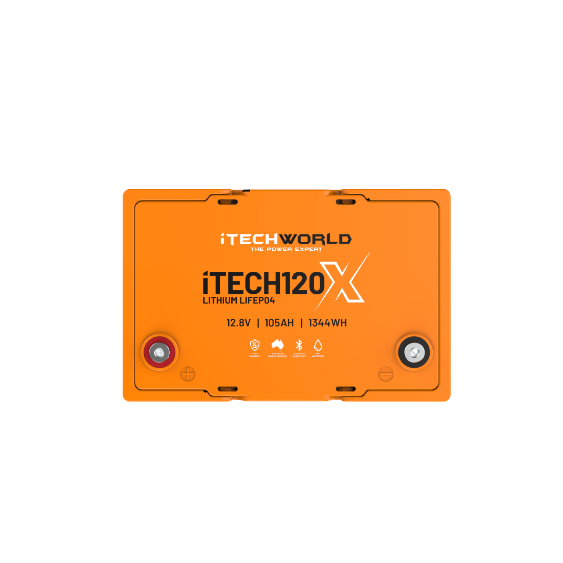 iTECH120X | Deep Cycle Lithium Battery | with Bluetooth LiFePO4 105Ah