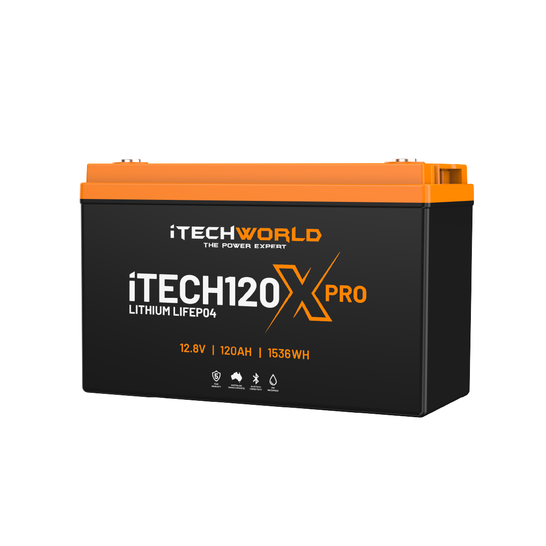 iTECH120X PRO | Deep Cycle Lithium Battery | with Bluetooth LiFePO4 120Ah