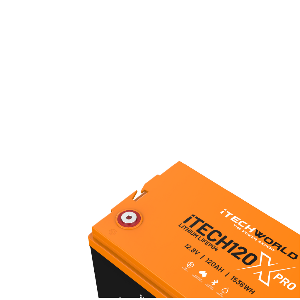iTECH120X PRO | Deep Cycle Lithium Battery | with Bluetooth LiFePO4 120Ah