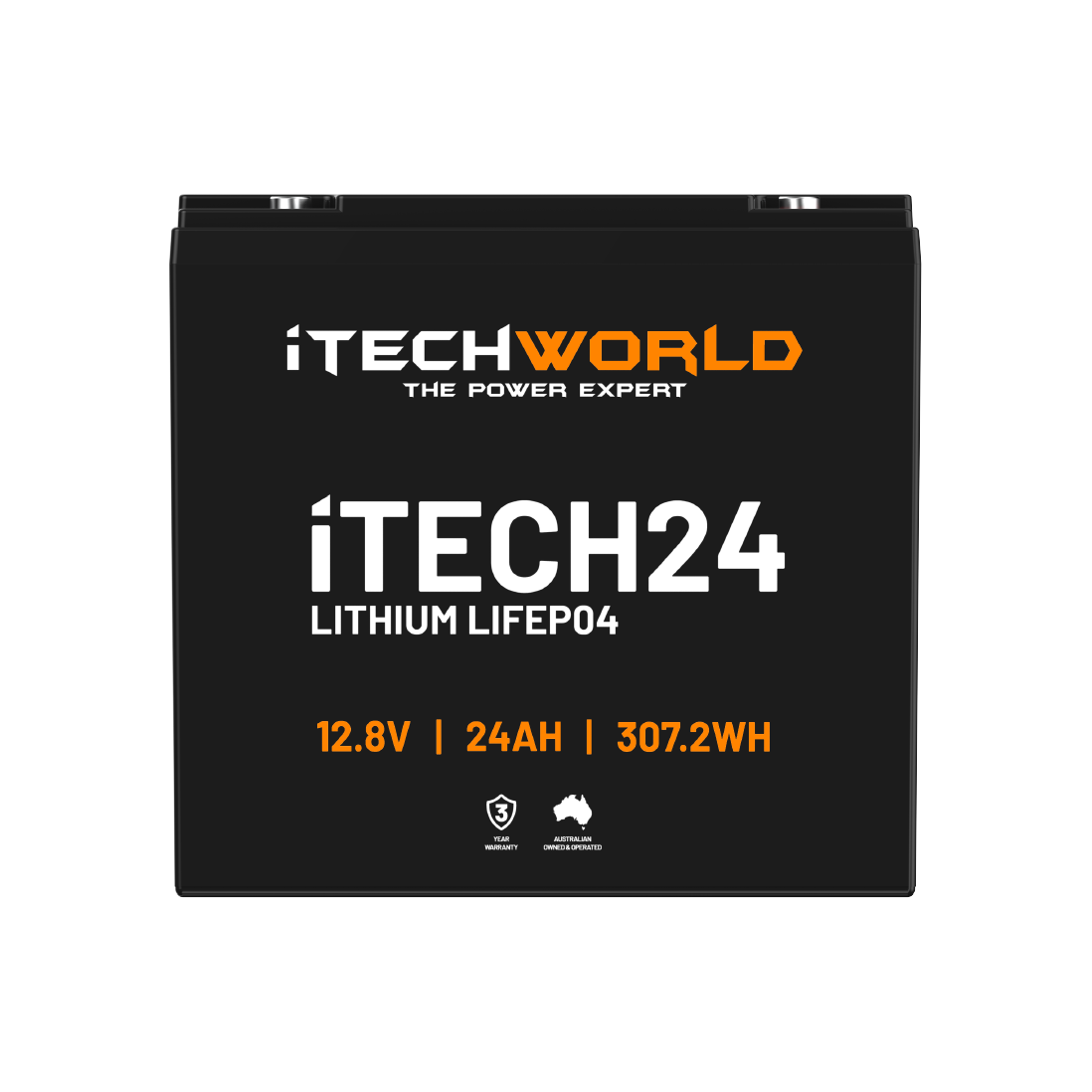 iTECH24 | Deep Cycle Lithium Battery | LiFePO4 24Ah