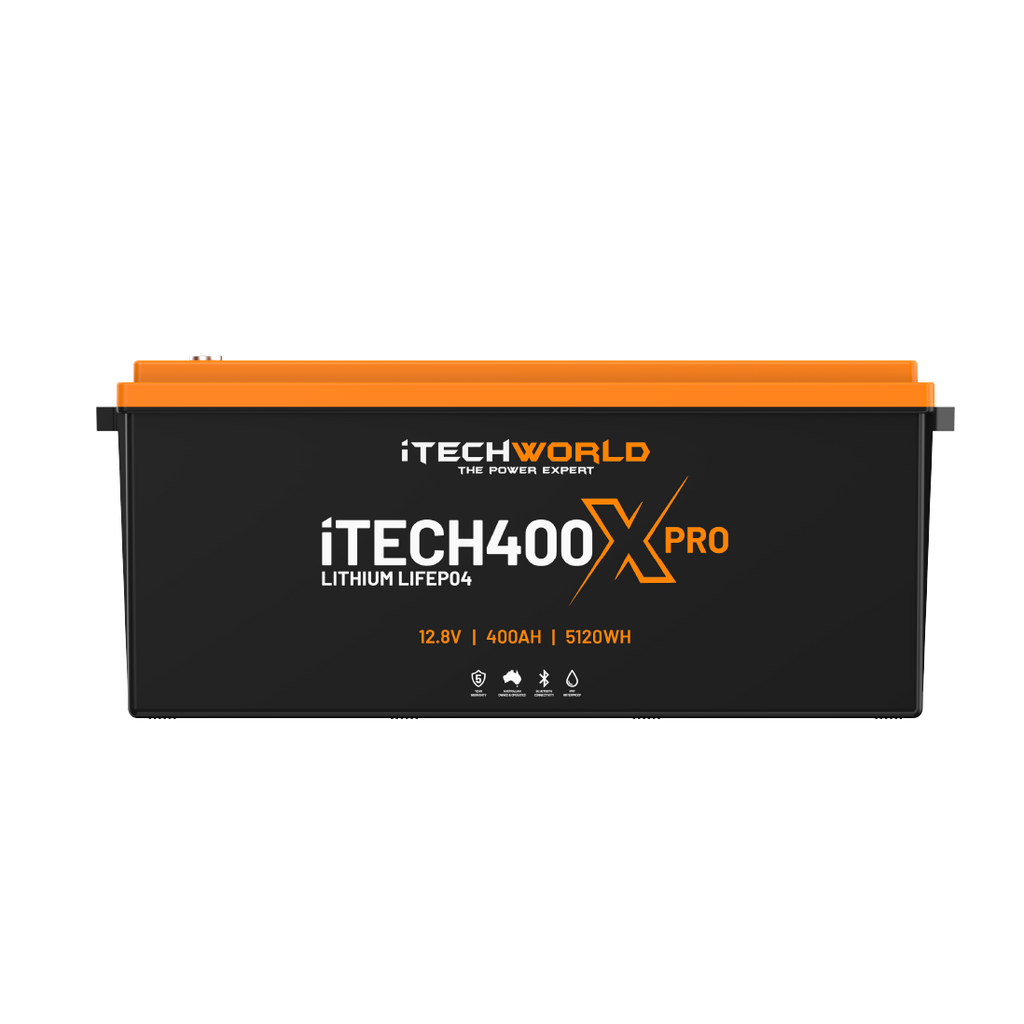 iTECH400X PRO | Lithium Deep Cycle Battery | with Bluetooth LiFePO4 400Ah