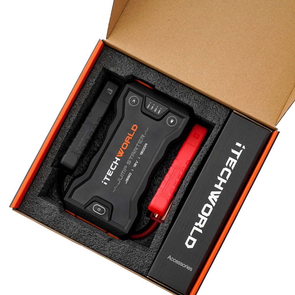 JS60 | Lithium Jump Starter and Backup Power Bank with Heavy-Duty Case | 1500A