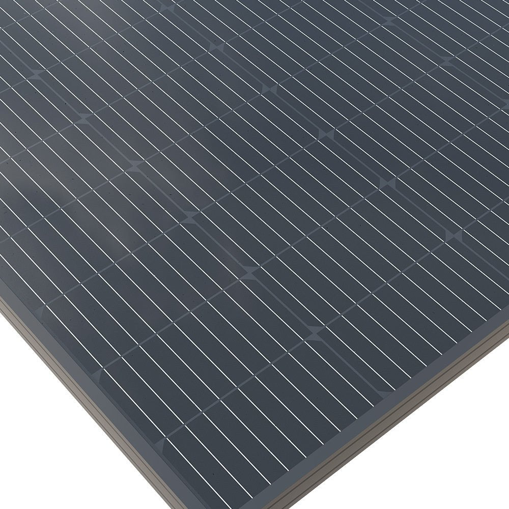 KickAss 12V 170W Fixed Solar Panel, Glass Roof Top