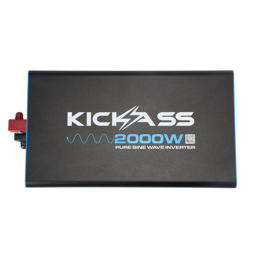 KickAss 12V to 240V Pure Sine Wave 2000W Inverter