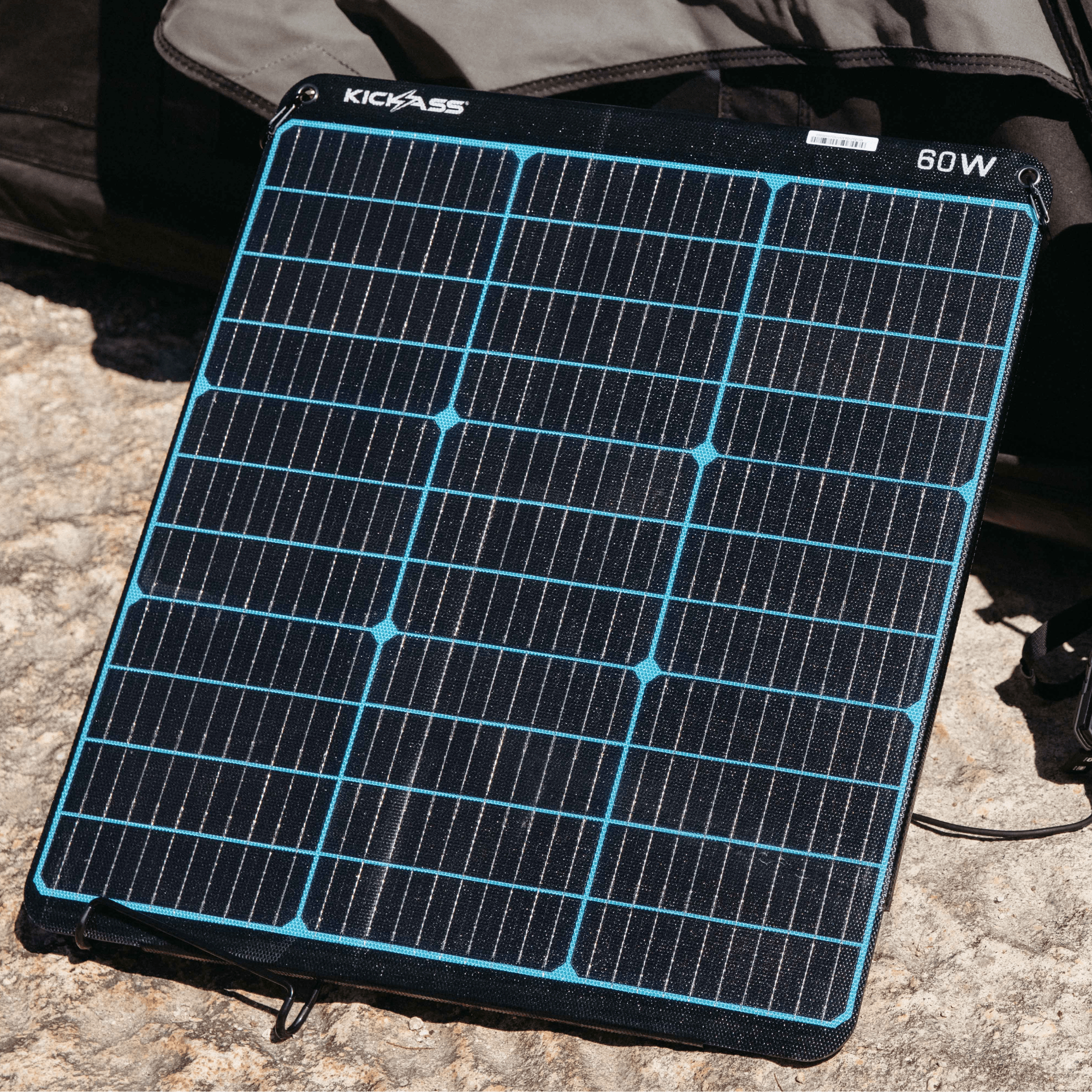 KickAss 12V 60W Premium Portable Solar Panel