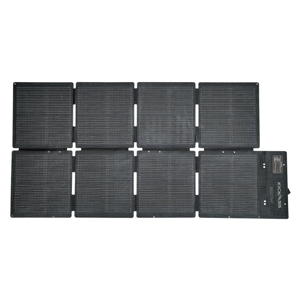 KickAss 200W DC Solar Blanket with Anderson Tail & USB Hub