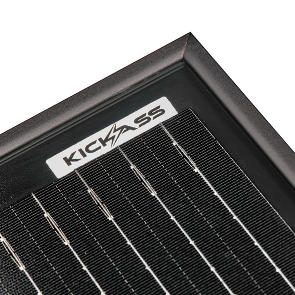 KickAss 12V 280W Ultra Slim Fixed Glass Solar Panel