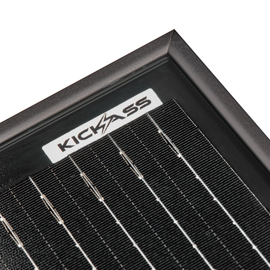 KickAss 12V 280W Ultra Slim Fixed Glass Solar Panel